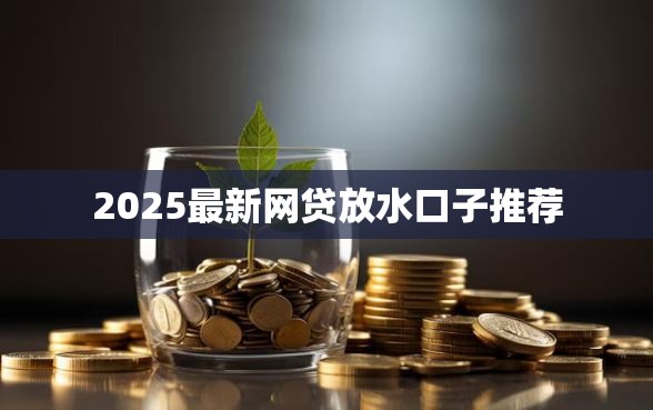 2025最新网贷放水口子推荐