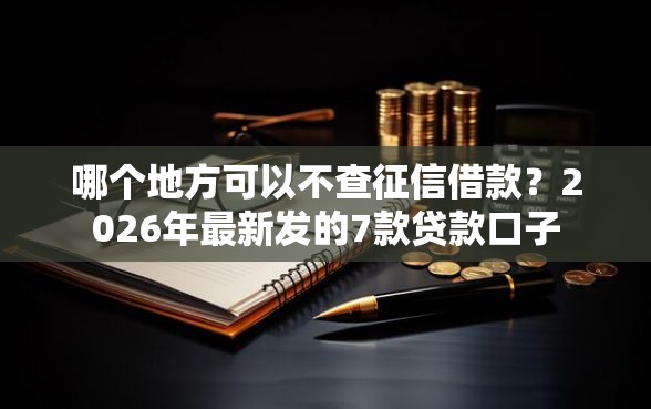 哪个地方可以不查征信借款？2026年最新发的7款贷款口子