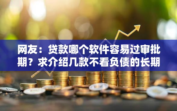 网友：贷款哪个软件容易过审批期？求介绍几款不看负债的长期网贷平台