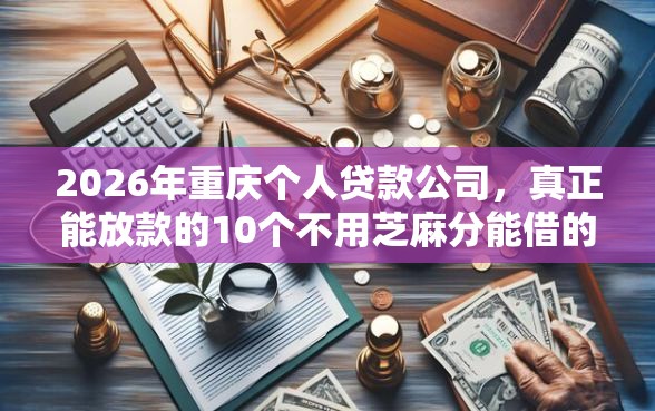 2026年重庆个人贷款公司，真正能放款的10个不用芝麻分能借的平台推荐