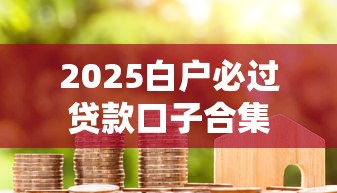 2025白户必过贷款口子合集