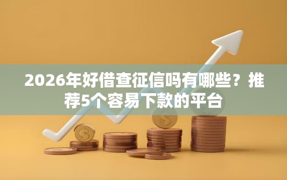2026年好借查征信吗有哪些？推荐5个容易下款的平台