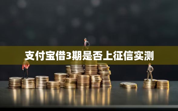 支付宝借3期是否上征信实测