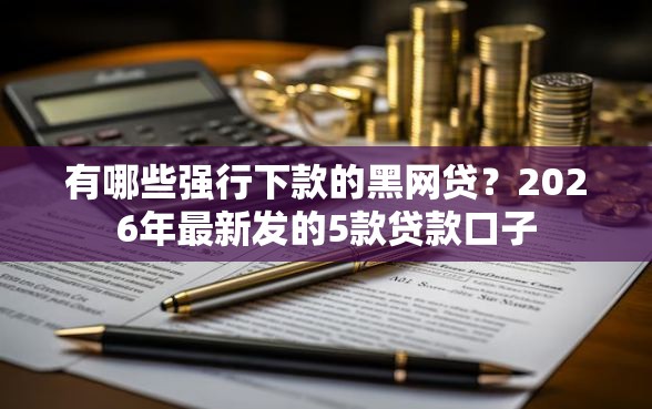 有哪些强行下款的黑网贷？2026年最新发的5款贷款口子