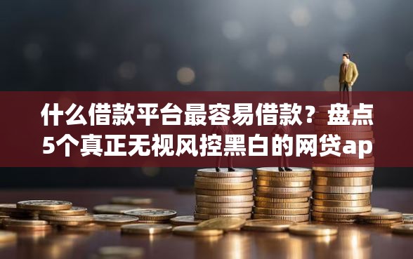 什么借款平台最容易借款？盘点5个真正无视风控黑白的网贷app给你参考