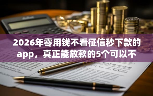 2026年零用钱不看征信秒下款的app，真正能放款的5个可以不看征信就能下款的app推荐