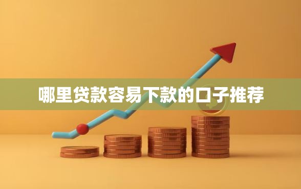 哪里贷款容易下款的口子推荐