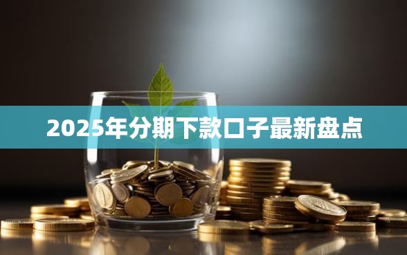 2025年分期下款口子最新盘点