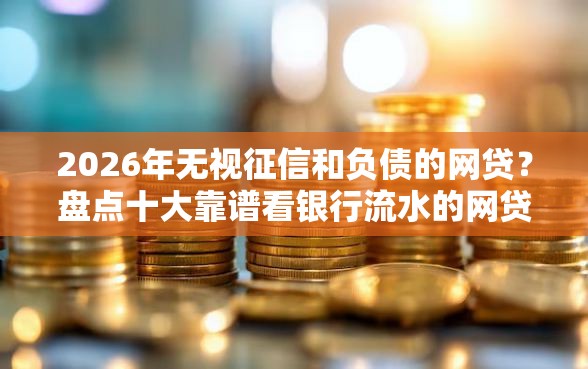 2026年无视征信和负债的网贷？盘点十大靠谱看银行流水的网贷平台