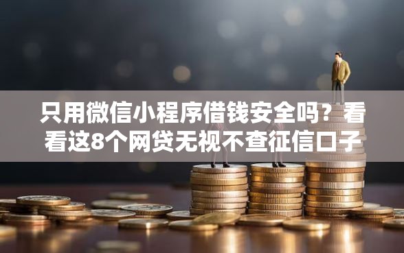 只用微信小程序借钱安全吗？看看这8个网贷无视不查征信口子怎么样