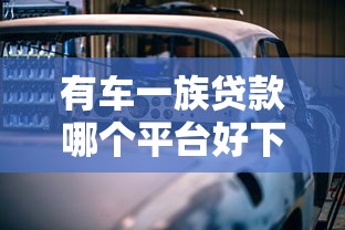 有车一族贷款哪个平台好下款