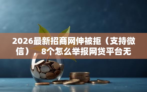 2026最新招商网伸被拒（支持微信），8个怎么举报网贷平台无私分享
