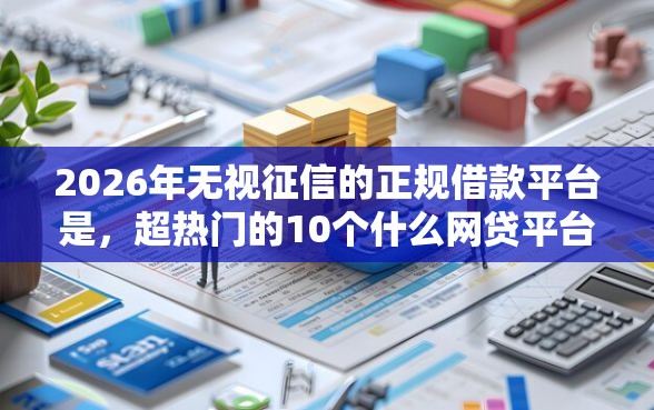 2026年无视征信的正规借款平台是，超热门的10个什么网贷平台好下款推荐