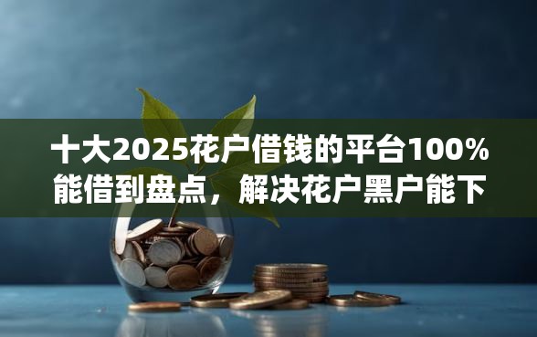 十大2025花户借钱的平台100%能借到盘点，解决花户黑户能下款的小额度app的问题