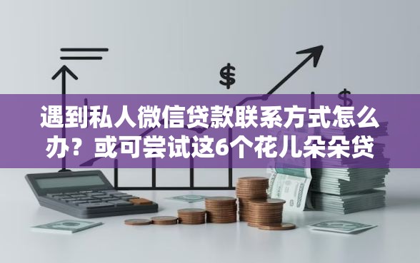 遇到私人微信贷款联系方式怎么办？或可尝试这6个花儿朵朵贷款平台官网