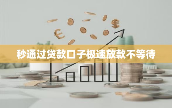 秒通过贷款口子极速放款不等待
