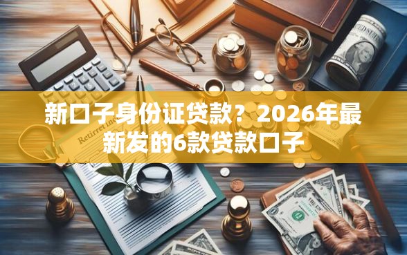 新口子身份证贷款？2026年最新发的6款贷款口子