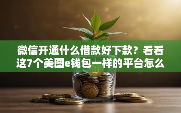 微信开通什么借款好下款？看看这7个美图e钱包一样的平台怎么样