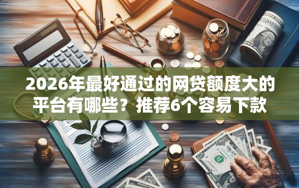2026年最好通过的网贷额度大的平台有哪些？推荐6个容易下款的平台