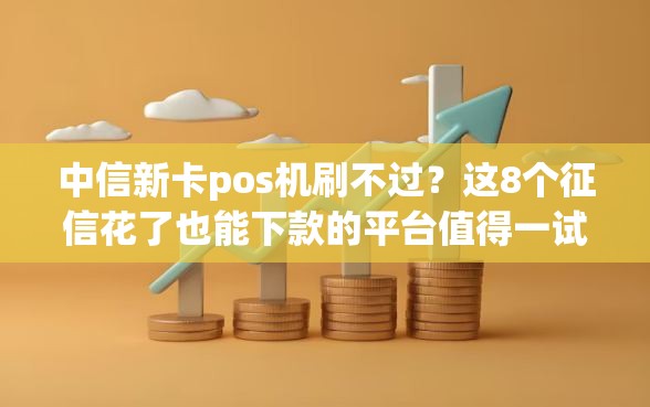 中信新卡pos机刷不过？这8个征信花了也能下款的平台值得一试