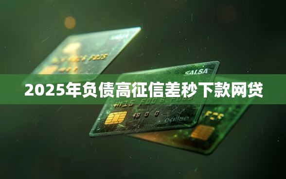 2025年负债高征信差秒下款网贷