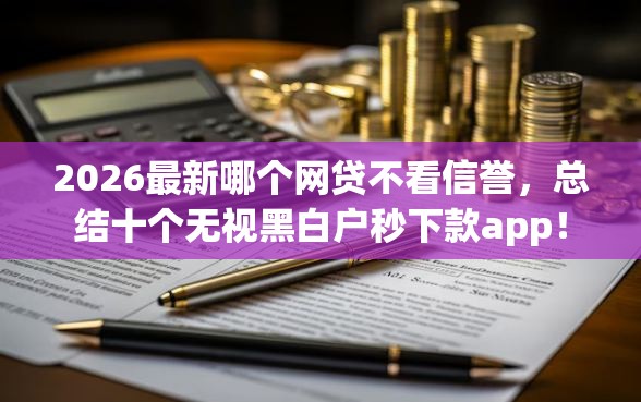 2026最新哪个网贷不看信誉，总结十个无视黑白户秒下款app！