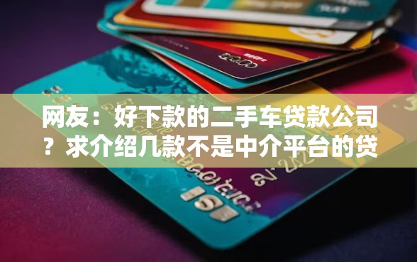 网友：好下款的二手车贷款公司？求介绍几款不是中介平台的贷款口子