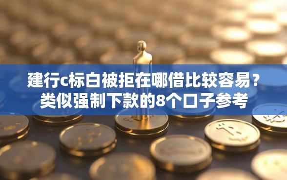 建行c标白被拒在哪借比较容易？类似强制下款的8个口子参考