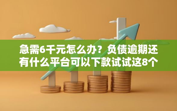 急需6千元怎么办？负债逾期还有什么平台可以下款试试这8个无门槛平台