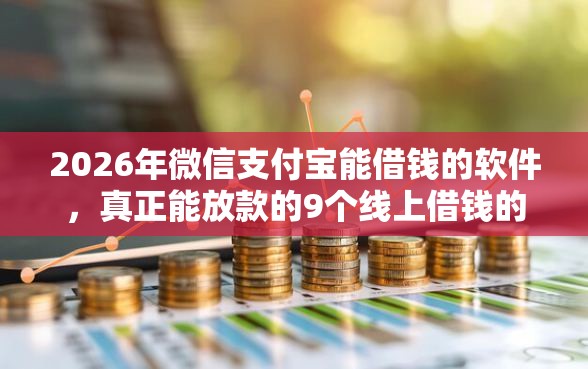 2026年微信支付宝能借钱的软件，真正能放款的9个线上借钱的平台100%能借到推荐