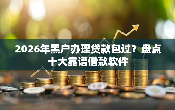2026年黑户办理贷款包过？盘点十大靠谱借款软件