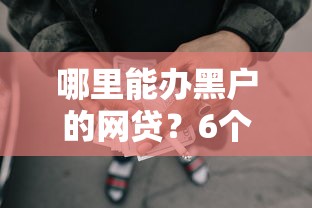 哪里能办黑户的网贷？6个靠谱和摇钱花一样的平台推荐