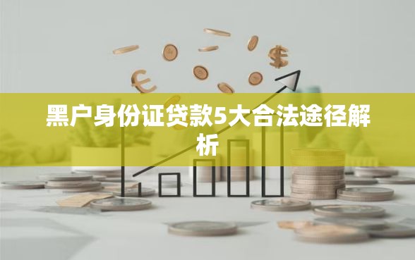 黑户身份证贷款5大合法途径解析