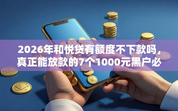 2026年和悦贷有额度不下款吗，真正能放款的7个1000元黑户必下小贷推荐