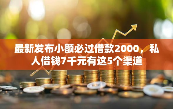 最新发布小额必过借款2000，私人借钱7千元有这5个渠道