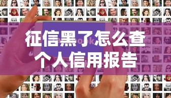 征信黑了怎么查个人信用报告