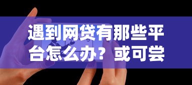 遇到网贷有那些平台怎么办？或可尝试这5个网贷平台利息