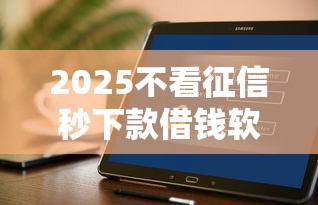 2025不看征信秒下款借钱软件