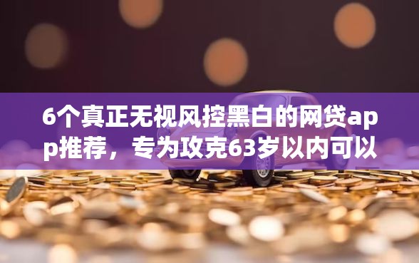 6个真正无视风控黑白的网贷app推荐，专为攻克63岁以内可以借款的平台难题