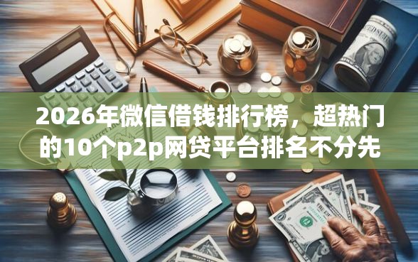 2026年微信借钱排行榜，超热门的10个p2p网贷平台排名不分先后百强榜推荐