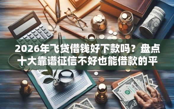 2026年飞贷借钱好下款吗？盘点十大靠谱征信不好也能借款的平台