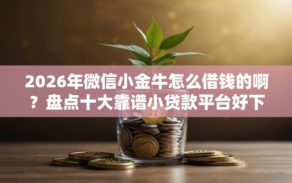 2026年微信小金牛怎么借钱的啊？盘点十大靠谱小贷款平台好下款
