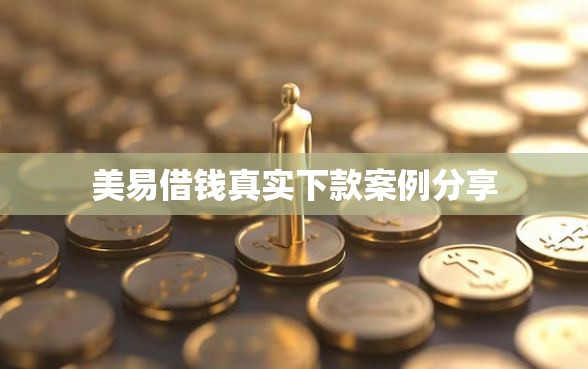 美易借钱真实下款案例分享