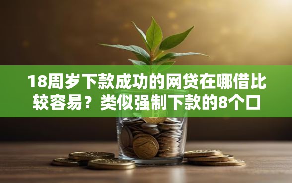 18周岁下款成功的网贷在哪借比较容易？类似强制下款的8个口子参考