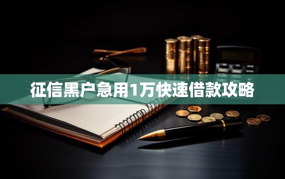 征信黑户急用1万快速借款攻略