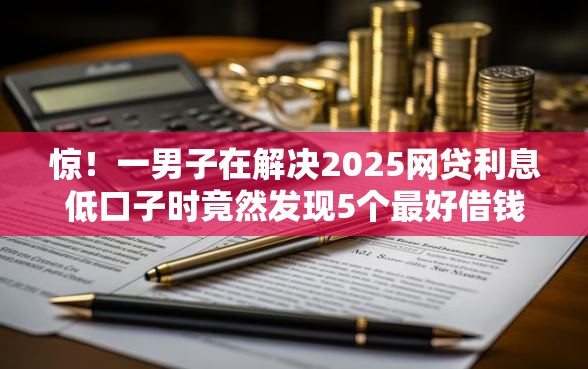 惊！一男子在解决2025网贷利息低口子时竟然发现5个最好借钱的平台，事后分享了出来