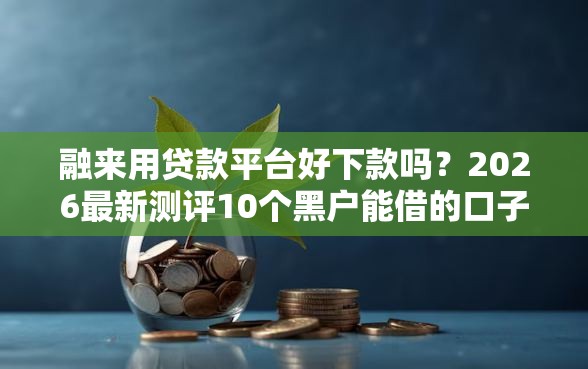 融来用贷款平台好下款吗？2026最新测评10个黑户能借的口子