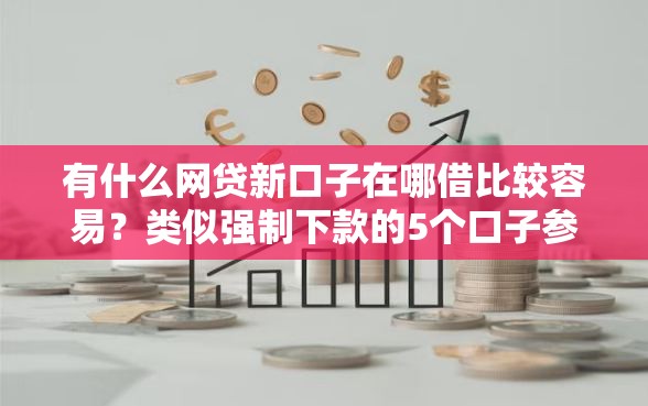 有什么网贷新口子在哪借比较容易？类似强制下款的5个口子参考