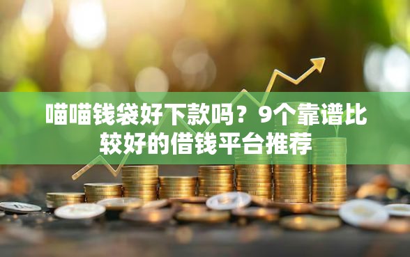 喵喵钱袋好下款吗？9个靠谱比较好的借钱平台推荐