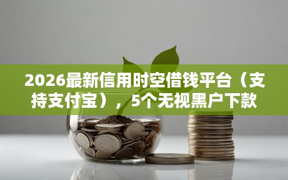 2026最新信用时空借钱平台（支持支付宝），5个无视黑户下款口子无私分享